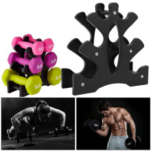 Heim-Workout-Hantelständer Baumform 3-Stufen Organizer, PP, 22,5 cm