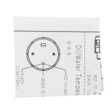52mm 7-Farben LED Voltmeter Anzeige für 12V Autos, Schwarz