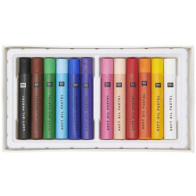 Pastéis a óleo - Cores clássicas - 12 pcs - Mistos - Adulto - Lote de pastéis gordos