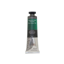Pintura a óleo - Sennelier - Verde Ftalocianina Frio - 40ml - Textura cremosa - Cor intensa