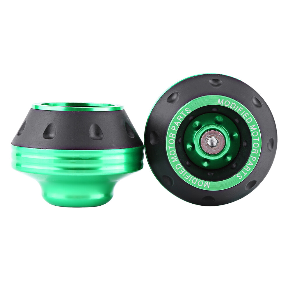 Cnc Aluminum Front Fork Wheel Frame Sliders Green 8320539660165