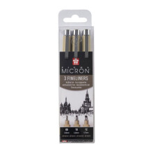 "Pennarelli - Nero - Disegno - Schizzo - Manga - Assortimento di punte - Sakura - Pigma Micron"