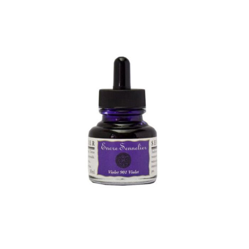 Sennelier 30ml Violet 901 mustepullo