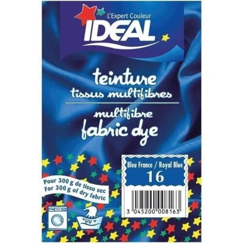 IDEAL Multifaserstofffarbe - 15 g - Blau Frankreich