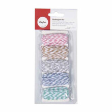 Leipurin naru - RAYHER - Sekoitus - 5 väriä - 4m - 2mm paksuus