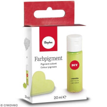 Pigmento colorato per cemento - RAYHER - Verde tiglio - 20 ml - Polvere per stampaggio - Creazioni personalizzate