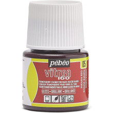 Pintura para vidro - Pébéo - Vitrea 160 - Vermelho indiano N05 - 45ml - Brilhante