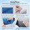 Self Adhesive Acrylic Mirror,Flexible Plastic Mirror Sheets Wall Stickers 5