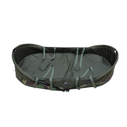 Abode X-Large Carp Cradle 2 x rib w/removable mat w/Mesh Base DPM/Green 2