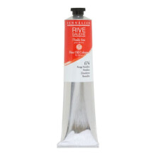 Oil Paint - Sennelier - Rive Gauche - 200ml - Vermilion - Quick Satin Finish