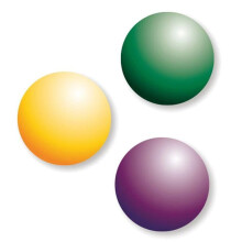 3 pinturas a água efeito vitral - 25 ml - amarelo-roxo-verde