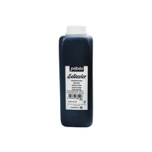 Peinture textile - Setacolor - Noir - 1 Litre - Couleurs mates et éclatantes - Résistance à la lumière