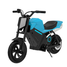 OVIVO ADV250 - Moto elettrica per bambini - 21,6 V 4 Ah - Autonomia massima 14 km - 12,5 pollici - Blu