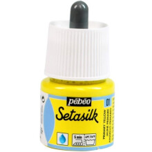 Pintura em seda - Pébéo - SetaSilk - 45 ml - Amarelo Primário - Várias Cores disponíveis