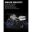 OVIVO ADV250 - Moto elétrica para crianças - 21,6 V 4 Ah - Autonomia máxima 14 km - 12,5 polegadas - Prata 4