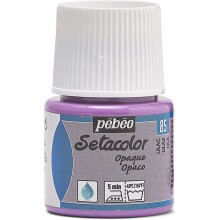 Peinture tissu - PéBéo - Setacolor opaque - Lilas - 45 ml - Résistante au lavage