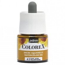 Vesiväri - Pébéo - Colorex - 45 ml - Keltainen okra - Sekalainen