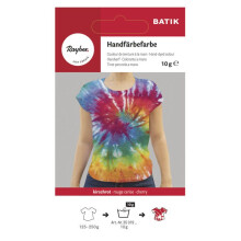 Batik - color de tinte a mano, rojo cereza, 10g