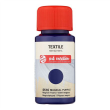 Peinture pour textile soie - violet magique - Talens Art Creation - 50ml