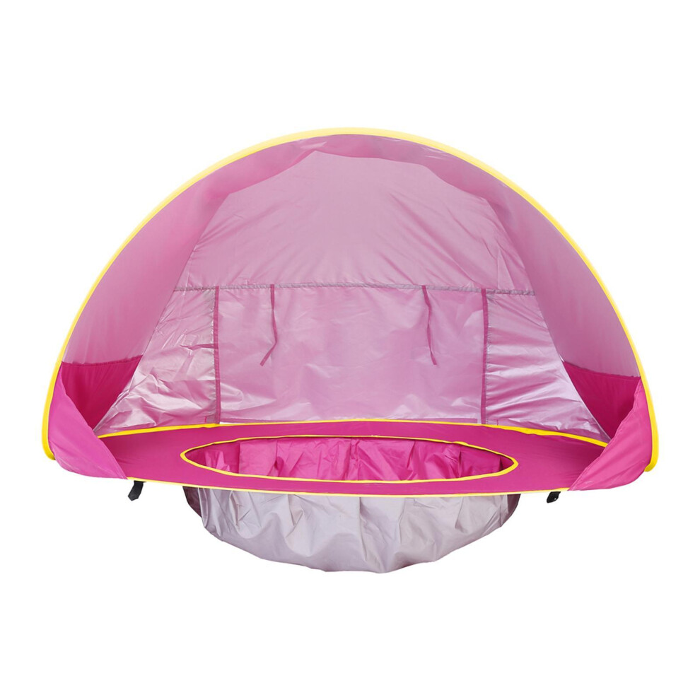 (Rose Red) Beach Tent with Swimming Pool Portable and Foldable Tent for Boys and-image-OPC-PK9C6GC-NEW