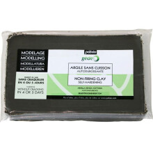 Itsekovettuva savi - Gédéo - 1,5Kg - Betoni harmaa - Ilman polttamista - Luonnon kuidut