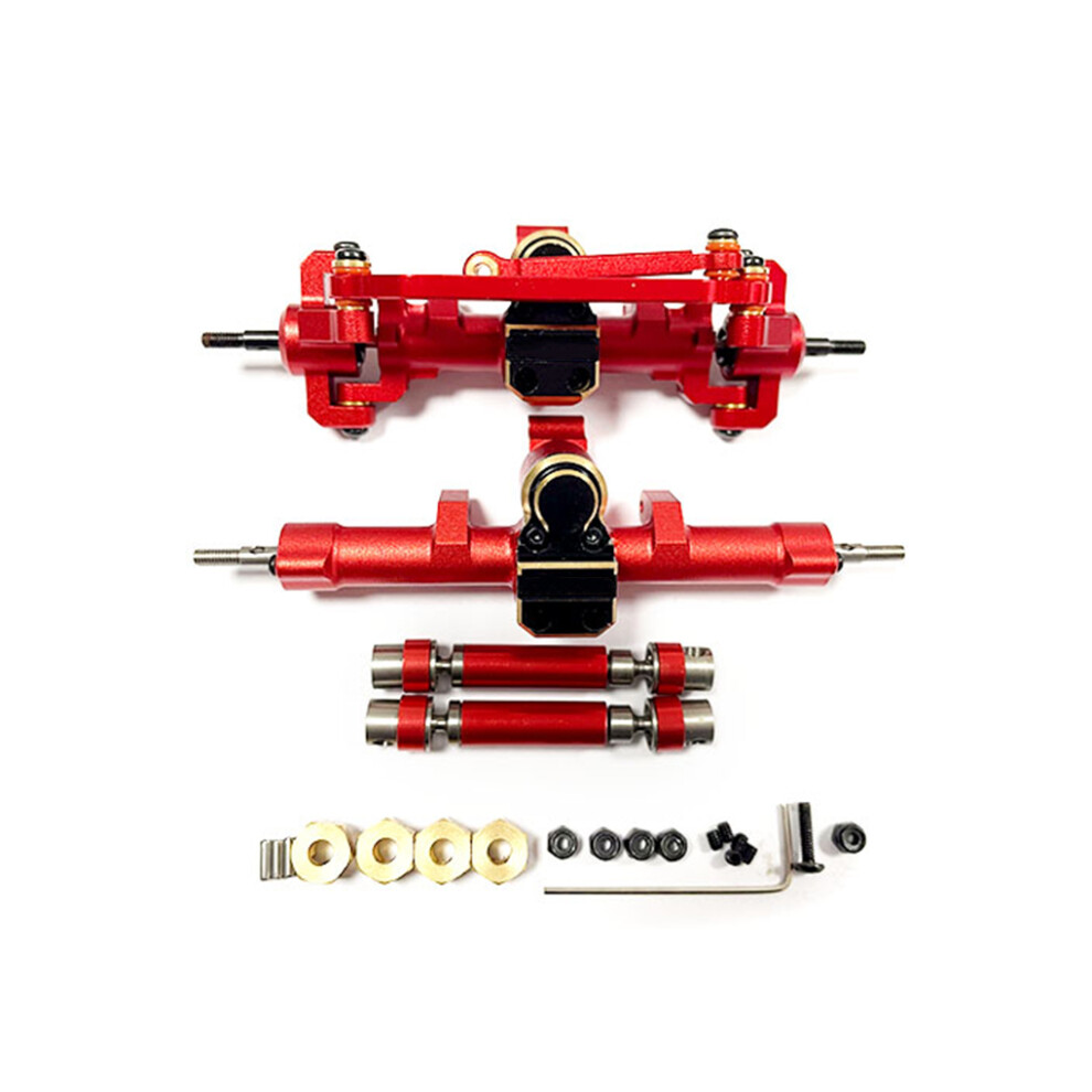 (Red) Aluminum Alloy Front Rear Axle For 0.0416666666666667 ECX ECX1/24-image-OPC-PK9C72C-NEW