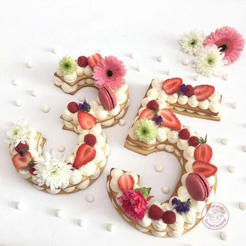 2 cofanetti Number cake 1