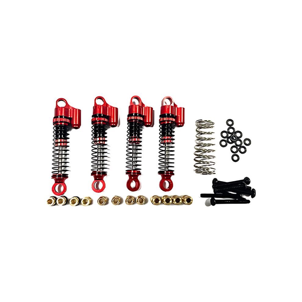 (Red) 4x Smooth Front Rear Shock Absorber For HOBBYPLUS 1/18 1810178-image-OPC-PK9C7FD-NEW