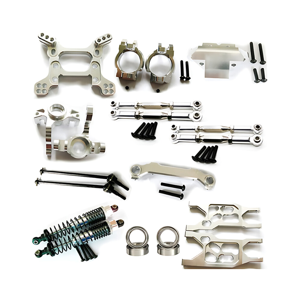 (silver) Front Shock Tower Front Lower Arm For AXIAL 1/10 90026 Durable Front-image-OPC-PK9C7KW-NEW