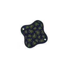 LOT DE 2 SERVIETTES HYGIÉNIQUES LAVABLES HIBISCUS MINI