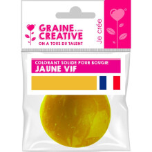 Graine Créative - colorante sólido para vela 20 g Amarillo