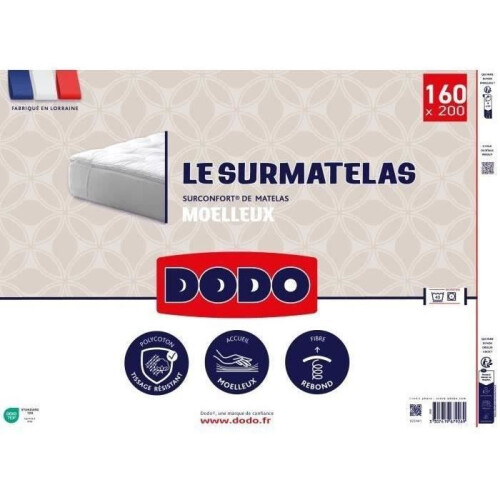 Surmatelas DODO - 160x200 cm 2