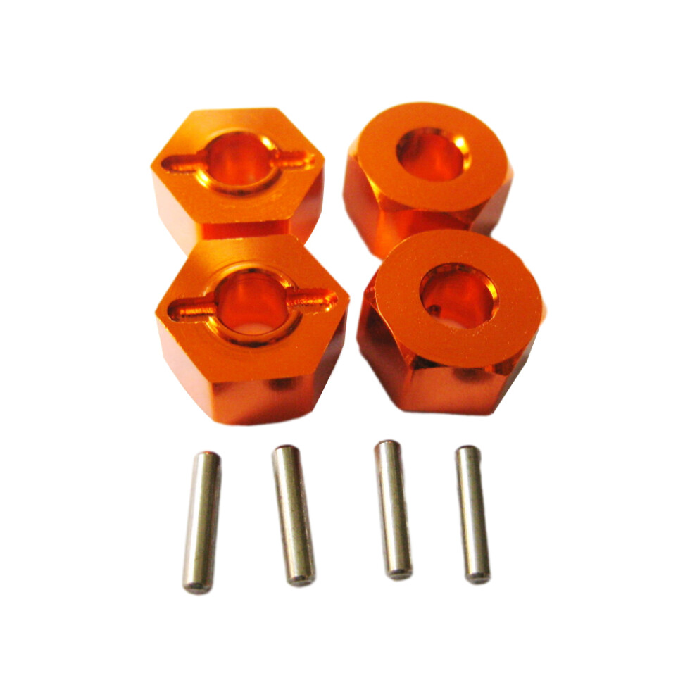 (Orange) 4piece 5MM Aluminum Alloy Wheel Hex Adapter Mount For 1/10 AXIAL SCX10-image-OPC-PK9C8FJ-NEW