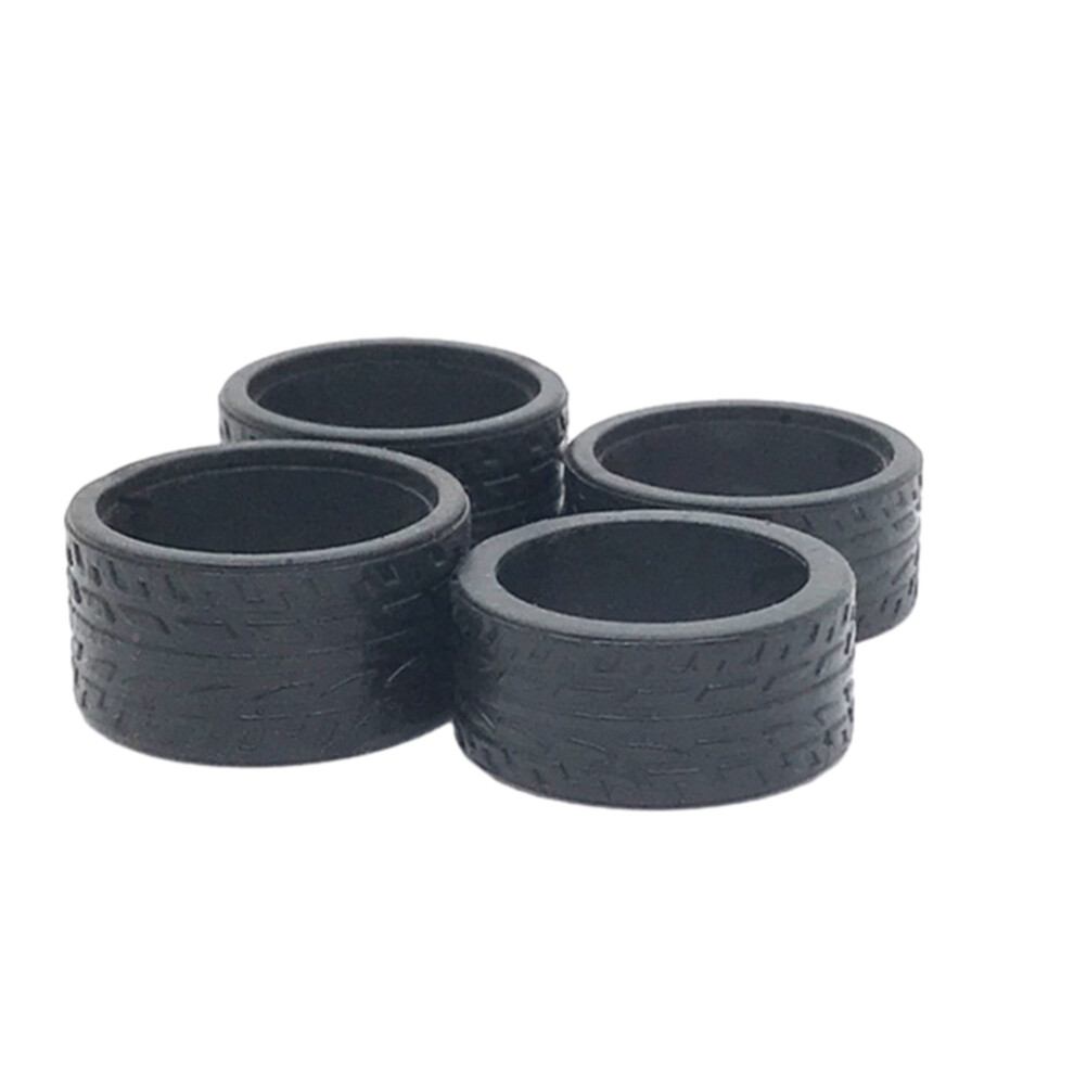 (black) 4pcs/set 22mm 22.5mm Rubber Tire Compatible With 1/28 Wltoys K969-image-OPC-PK9C8KY-NEW