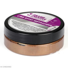 Cire Patine Effet Métallique - GRAINE CRÉATIVE - Bronze - Marron - 62g - Loisirs créatifs
