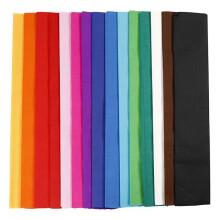 Crepe paper - Multicolor - 50 cm x 2.5 m - 15 sheets - Craft activities - Decoration