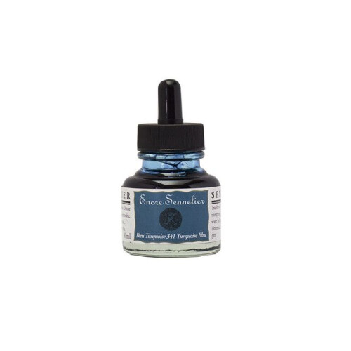 Sennelier ink bottle 30ml Turquoise Blue 341