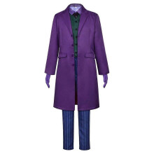 (XXL-1) Cosplay-Kostüm Dark Knight Joker Outfit Heath Ledger Komplettset Partyanzug für Erwachsene und