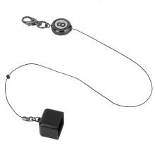 Pool Cue Chalk Holder mit Gürtelclip, ausziehbares Design, Billardzubehör