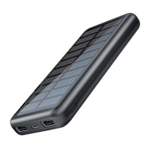 Portable Energy Package 10000 mAh Solar Cell Battery Outdoor Charger with Quick Output Compact Design for College Festivals