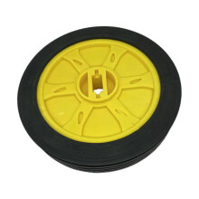 Kids Bike Wheel Rubber Tyre - Yellow Replacement Tyre for Children's Tricycle Front Wheel, Compatible with Baby Jerseys