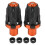 1 Pair of 10mm Motorcycle Exhaust Frame Sliders 1