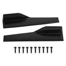 2 Pcs Car Universal Matte Black Side Skirt Rocker