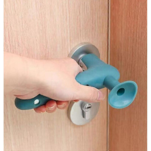 3PCS Suction Cup Silicone Door Handle Bumper Protective Cover 1