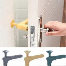 3PCS Suction Cup Silicone Door Handle Bumper Protective Cover