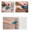 3PCS Suction Cup Silicone Door Handle Bumper Protective Cover 7