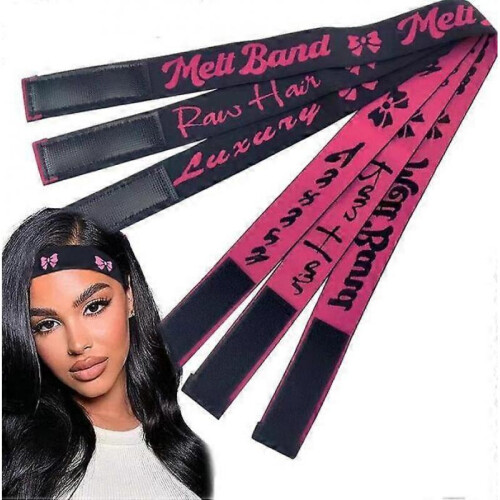 3PCS Wig Elastic Band 3.5cm Wide Edge Fixed Hair Band