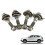 4pcs 14mm Vehicles Steel Four Wheel Alignment 9