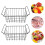 2 Pcs Freezer Wire Storage Basket PE Coated 11