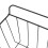 2 Pcs Freezer Wire Storage Basket PE Coated 13